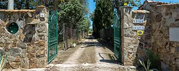 Cancello di ingresso di Villa Grazia B&B Alghero